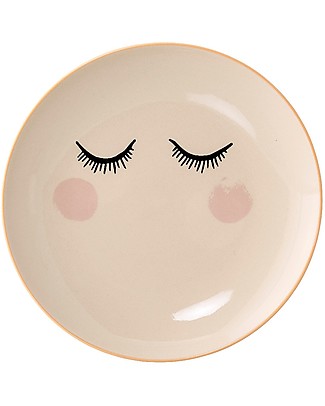 Bloomingville Audrey Plate, White - Stoneware Bowls & Plates