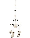 Bloomingville Baby Mobile, 23x87 cm - 100% Wool Mobiles