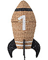 Bloomingville Basket with Lid - Black Rocket Wicker Basket