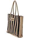 Bloomingville Bergamo Shopping Bag - Black - Jute Tote Bags