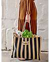 Bloomingville Bergamo Shopping Bag - Black - Jute Tote Bags