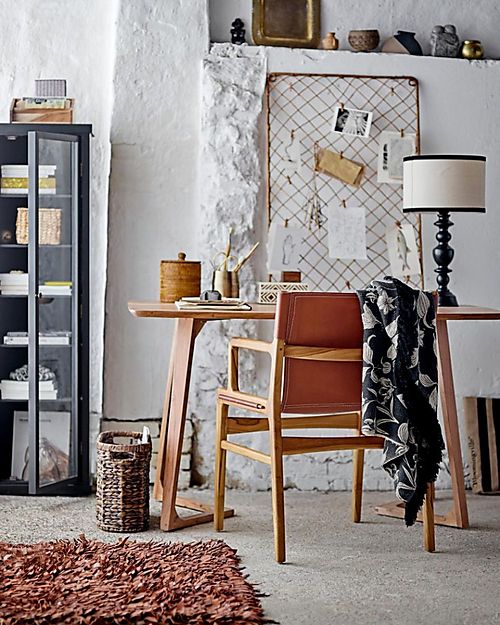 Bloomingville Bergamo Shopping Bag - Black - Jute Tote Bags