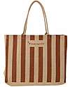 Bloomingville Bergamo Shopping Bag - Brown - Jute Tote Bags