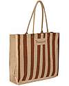 Bloomingville Bergamo Shopping Bag - Brown - Jute Tote Bags