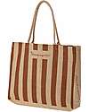 Bloomingville Bergamo Shopping Bag - Brown - Jute Tote Bags