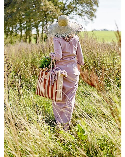 Bloomingville Bergamo Shopping Bag - Brown - Jute Tote Bags