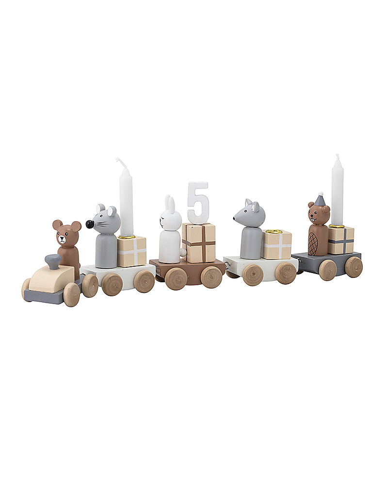 Bloomingville Birthday Train 5 Wagons Of Gifts Mdf Unisex Bambini