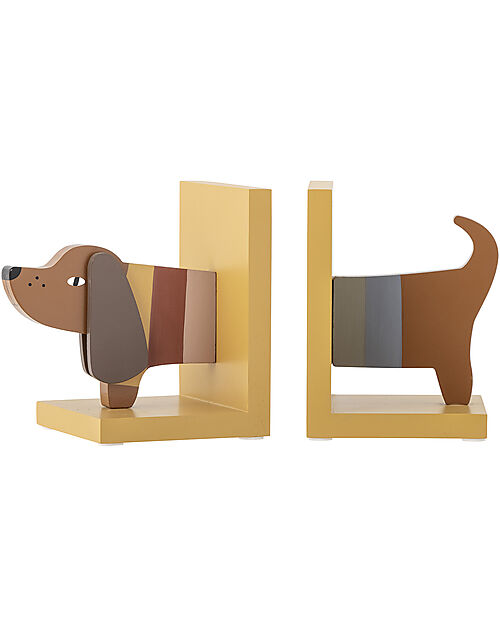 Bloomingville Charlie Bookend - Yellow - 12,5x15,5x15 cm Shelves