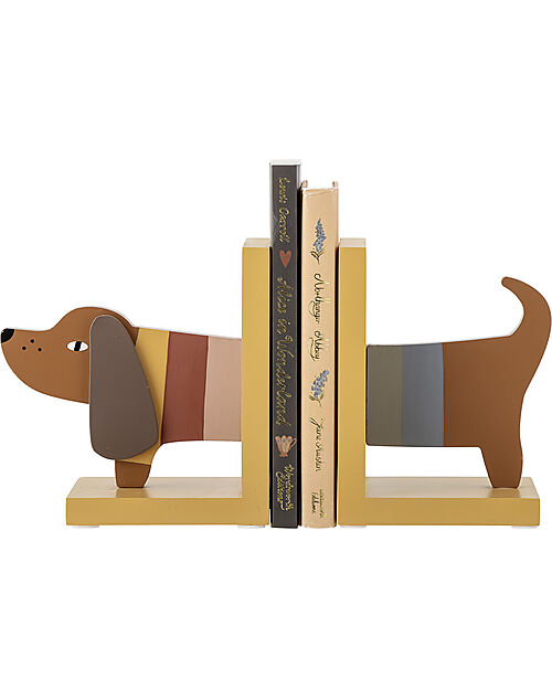 Bloomingville Charlie Bookend - Yellow - 12,5x15,5x15 cm Shelves
