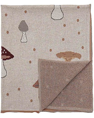 Bloomingville Cotton Throw Fraja - Natural - 81x97 cm Muslin Swaddle