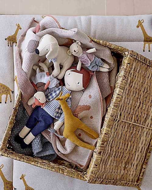 Bloomingville Cotton Throw Fraja - Natural - 81x97 cm Muslin Swaddle