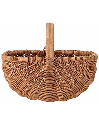 Bloomingville Ettie Basket - Brown - Rattan Toy Storage Boxes