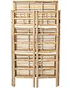 Bloomingville Foldable Bamboo Bookcase, Natural - 66x37x105 cm Montessori Bookcases