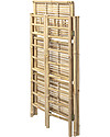 Bloomingville Foldable Bamboo Bookcase, Natural - 66x37x105 cm Montessori Bookcases