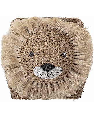 Bloomingville Harrison Storage Basket - Lion - Made of Bankuan Grass Storage organisers