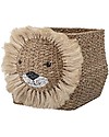 Bloomingville Harrison Storage Basket - Lion - Made of Bankuan Grass Wicker Basket