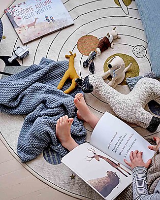 Bloomingville Ianas Cotton Rug - Natural - 130 cm Carpets