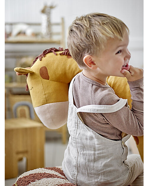 Bloomingville Ibber Soft Toy - Giraffe -Orange - Cotton Soft Toys