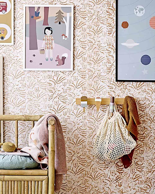 Bloomingville Ice Creams Coat Rack, Multi-color, Beech Hangers