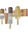Bloomingville Ice Creams Coat Rack, Multi-color, Beech Hangers