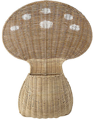 Bloomingville Jaspar Wall Basket - Natural - Mushroom - Rattan Fiber Storage organisers