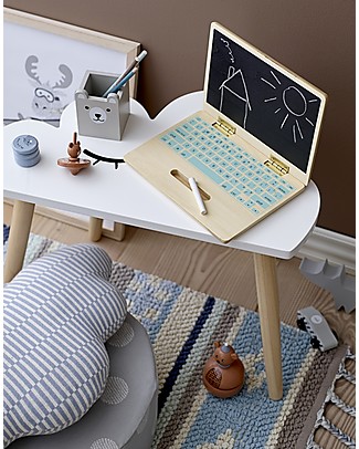 Bloomingville Junior Table Set of Two, White Cloud - MDF Tables And Chairs