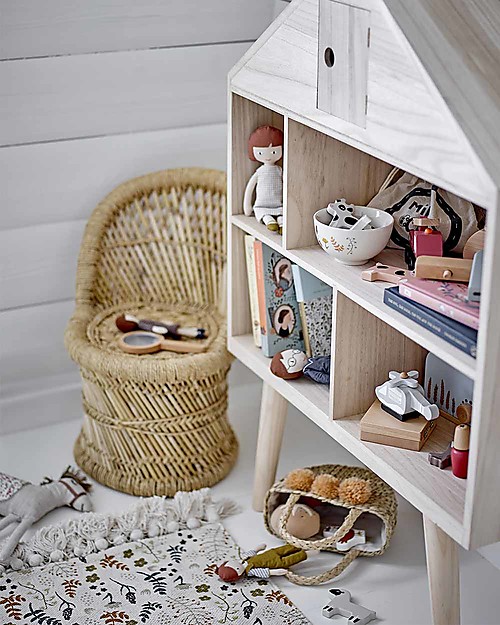 Bloomingville Karlo Farm Animals Set - Gray - MDF Wood - 6 Pieces Wooden Animals