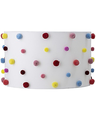 Bloomingville Lampshade - Multicolour Dots - Cotton Wall Lamps