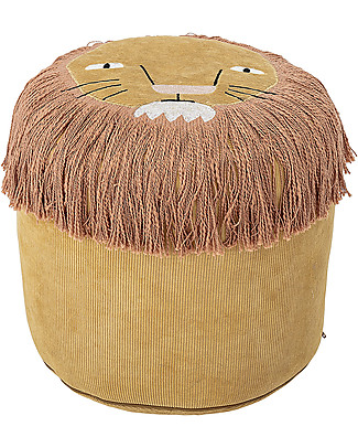 Bloomingville Lion Pouf, 43x43 cm - Cotton Chairs