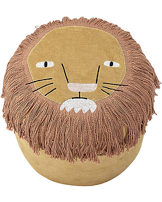 Bloomingville Lion Pouf, 43x43 cm - Cotton Chairs