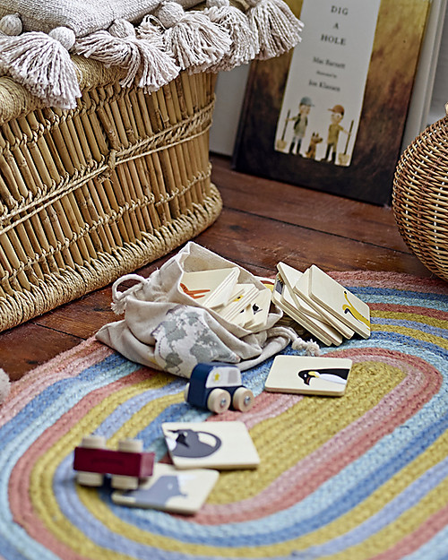 Bloomingville Memory Game of Animals, Set of 26 Board Games