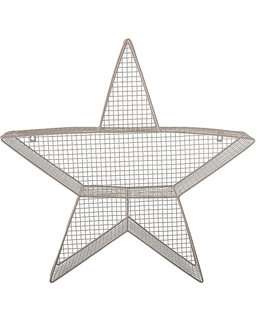 Bloomingville Metal Wall Box Display, Star - 63x13x62 cm Shelves