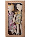 Bloomingville Molly and Vida Soft Toy - Multi-color Cotton Dolls