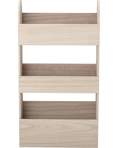 Bloomingville Moris Bookrack 70x38 cm -  Nature - Paulownia wood Montessori Bookcases