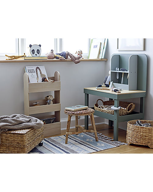 Bloomingville Moris Bookrack 70x38 cm -  Nature - Paulownia wood Montessori Bookcases