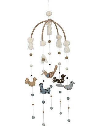 Bloomingville Multicolour Baby Mobile - 36x105 cm - Wool Mobiles