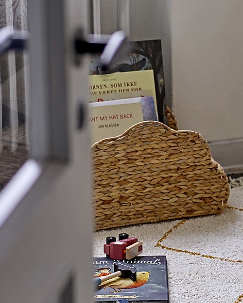 Bloomingville Natural Cloud Storage Basket - Jute Wicker Basket