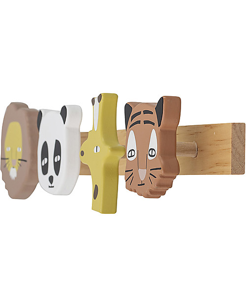 Bloomingville Pine wood animal coat hanger - Multi-color Hangers