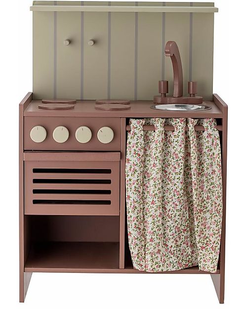 Pippi Mini Play Kitchen - Lotus Wood MDF - Brown