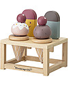 Bloomingville Play Set Food, Ice-Cream - 5 Pieces Wooden Food