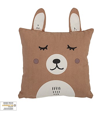 Bloomingville Rabbit Cushion, 40x40 cm - 100% cotton Cushions