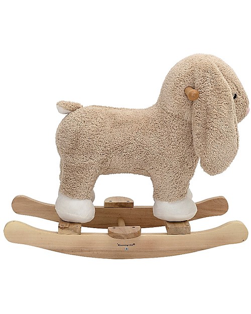 Bloomingville Rocking Rabbit, Natural - Beech Wood Rides On