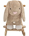 Bloomingville Rocking Rabbit, Natural - Beech Wood Rides On
