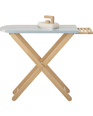 Bloomingville Sande Toy Ironing Board and Iron - Blue - FSC® 100% Pretend Play