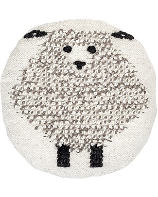 Bloomingville Sheep Cushion, 45 cm - Wool Cushions