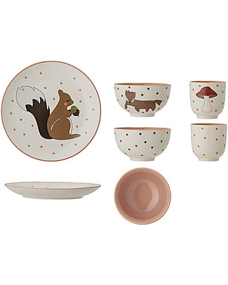 Bloomingville Tableware Forrester - Plate + Bowl + Drinking Cup Meal Sets