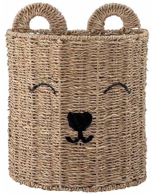 Bloomingville Tesse Basket - Nature - Seaweed and Wicker Wall Storage Organize