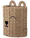 Bloomingville Tesse Basket - Nature - Seaweed and Wicker Wall Storage Organize