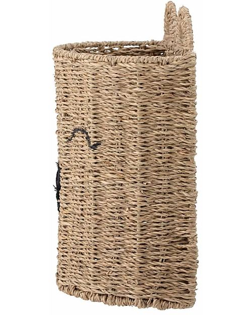 Bloomingville Tesse Basket - Nature - Seaweed and Wicker Wall Storage Organize