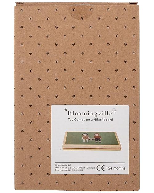 Bloomingville Toy Computer with Blackboard - Nature unisex (bambini)